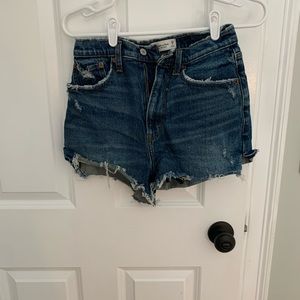 Abercrombie jean shorts, size 26, curve love